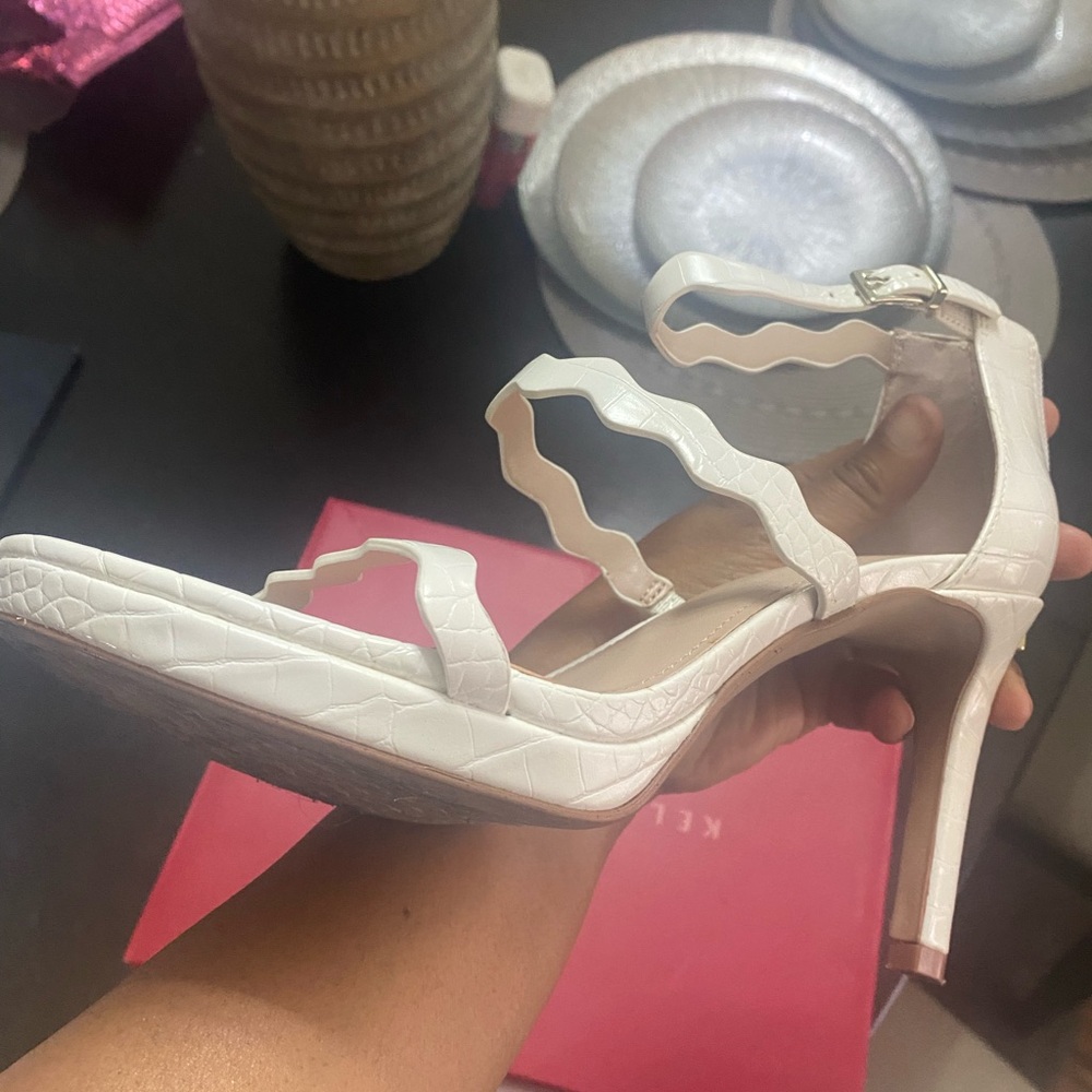 Kelly & Katie White Stiletto Heels